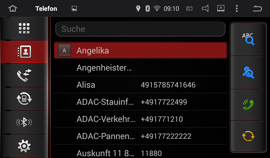 Telefonieren mit einem Android Autoradio