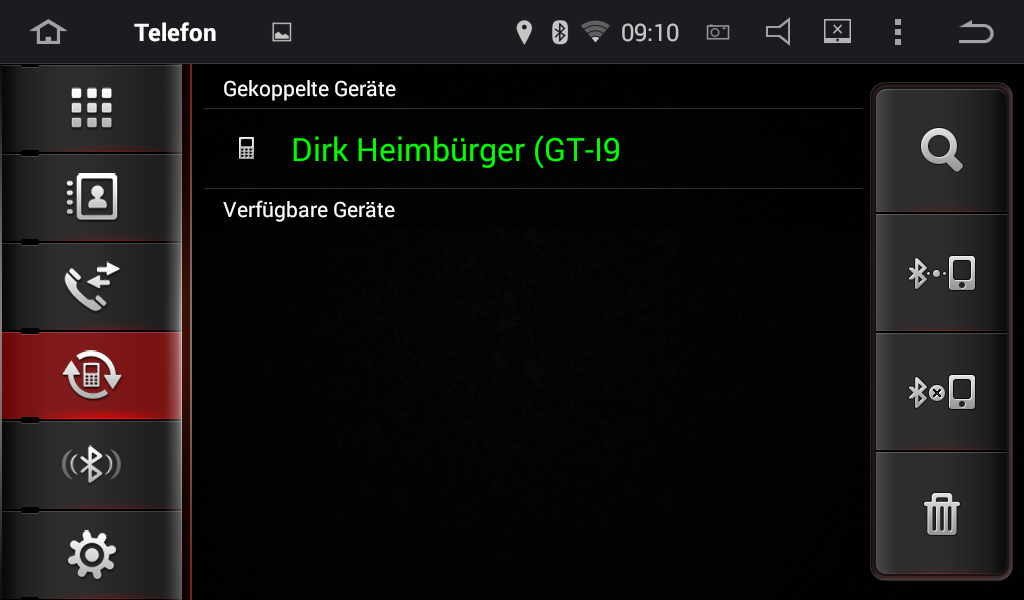 Telefonieren mit einem Android Autoradio