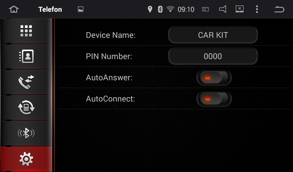 Verbindung des Radios per Bluetooth