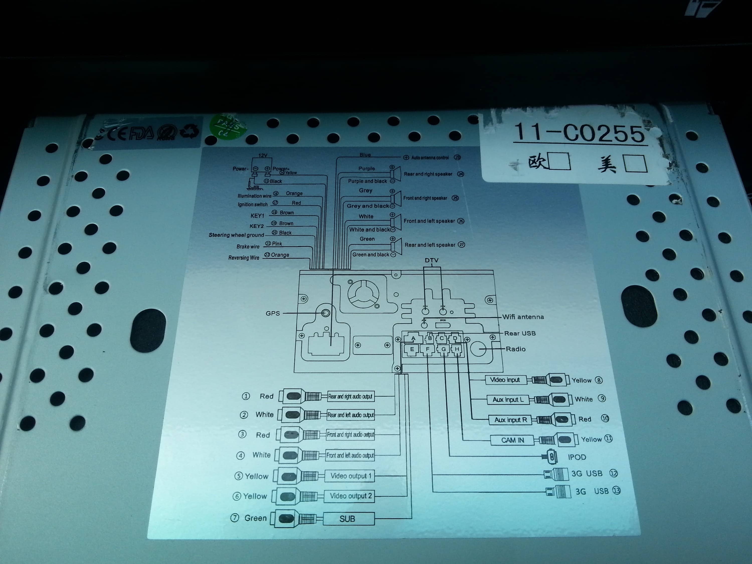 Anschlussplan Naviskauto C0255