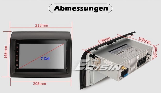 Erisin Autoradio für Wohnmobile