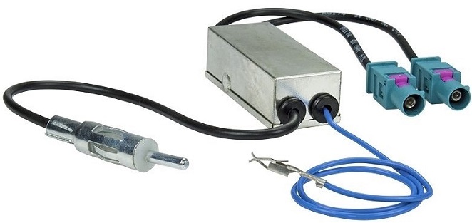 2 Fakra Autoradio Antennenadapter auf Din Adapter Konverterkabel